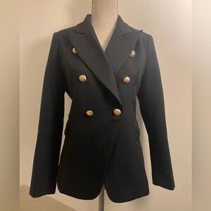 Lioness Black Blazer with Gold Buttons NWT size medium m